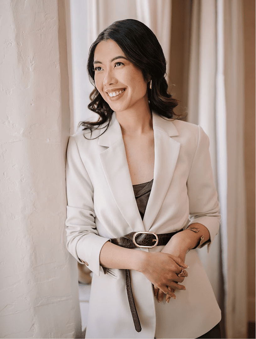 Three individual portraits of expert bridal seamstresses in Toronto