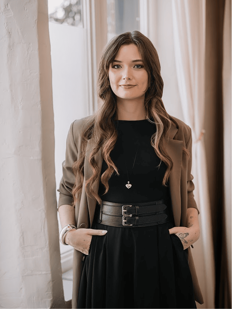 Three individual portraits of expert bridal seamstresses in Toronto